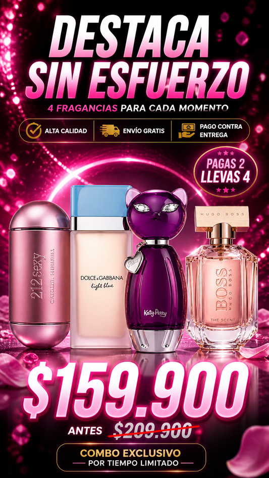 212 Sexy , Light  Blue, Purr,The Scent