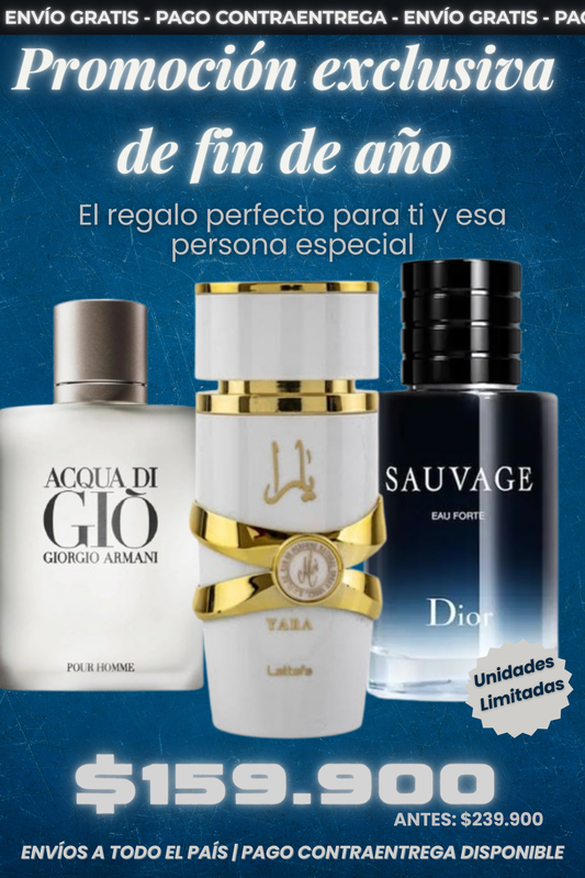 Aqua di Gio, Sauvage, Yara MOI