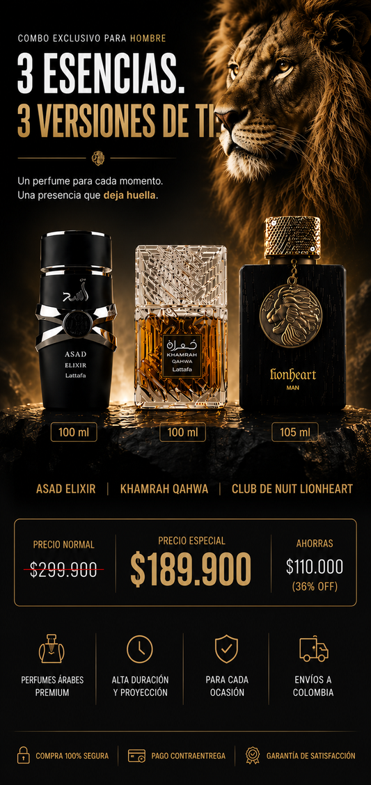 Asad elixir, Khamrah Qahwa, Club de Nuit Lionheart