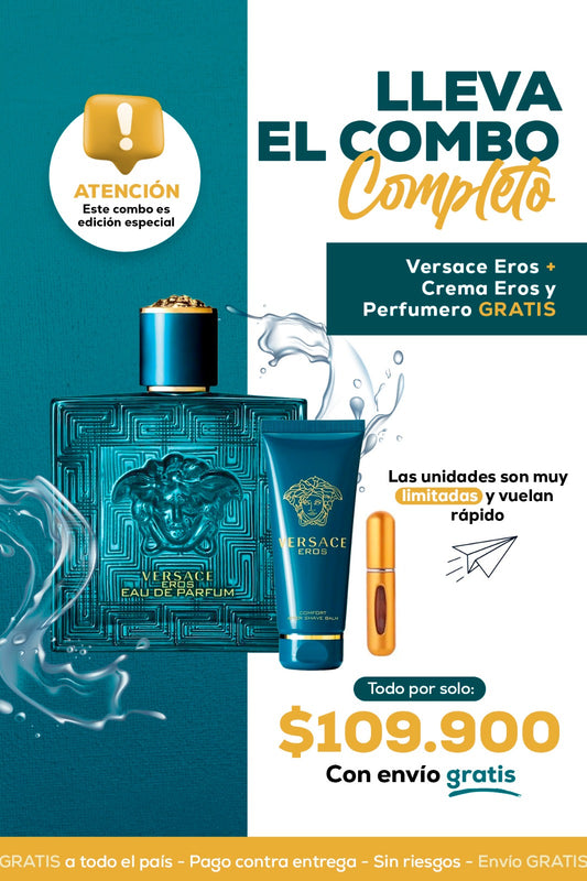 Eros, crema y perfumero