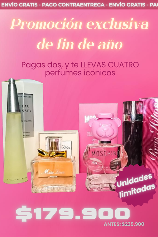 L'eau D'issey, Miss Dior, Toy 2, Paris Hilton