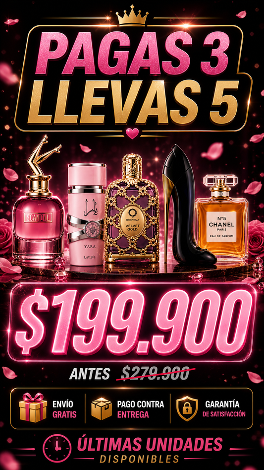 Scandal, Yara Lattafa, Orientica Velvet, GoodGirl, Chanel N° 5