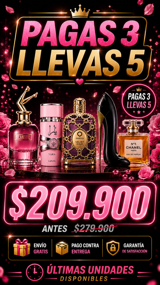 Scandal, Yara Lattafa, Orientica Velvet, GoodGirl, Chanel N° 5
